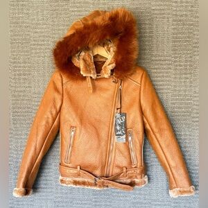 Robert Phillipe Women’s Hooded Jacket NWT Sz Large